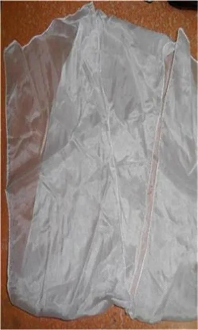 100% pure thin silk fabric [Snow White colour] tabby
