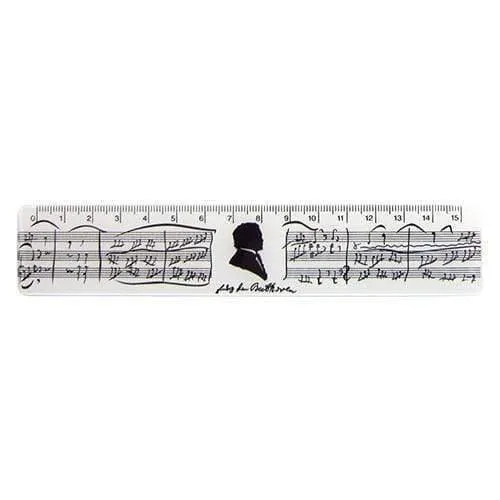 15cm Music Themed Ruler