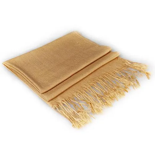 3-Piece Set: Pure Color Tassel Artificial Cashmere Shawl Soft Wrap