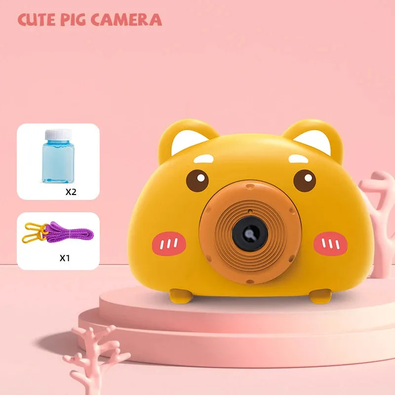 Adorable Piggy Bubble Machine