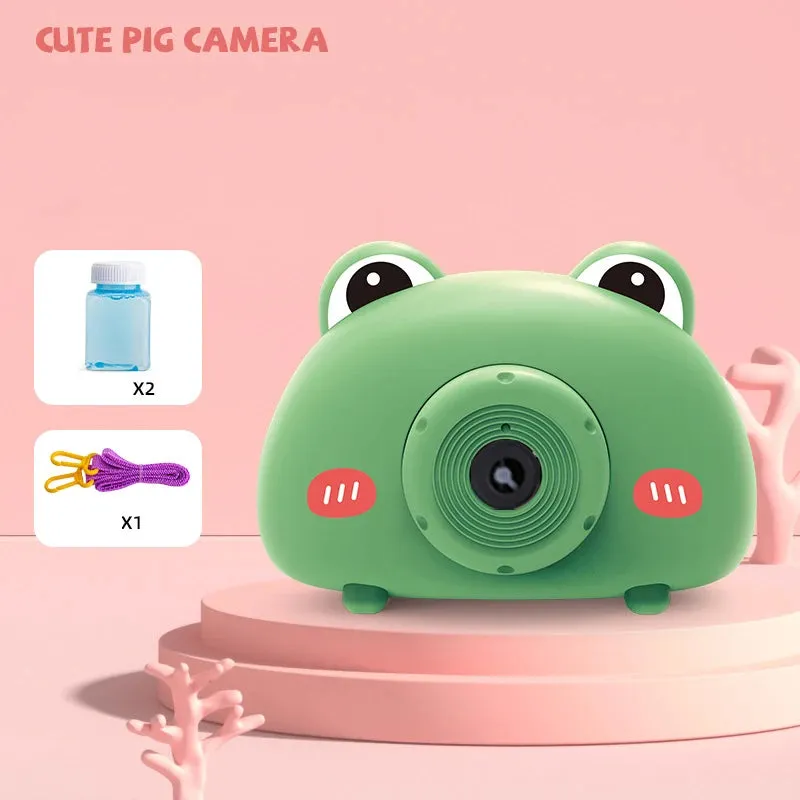 Adorable Piggy Bubble Machine