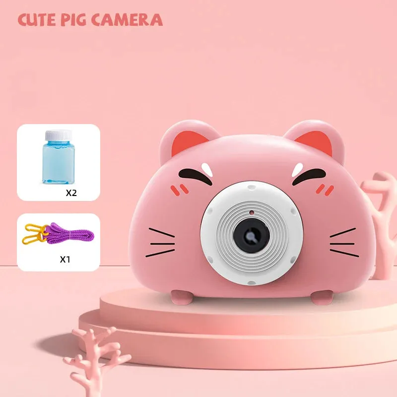 Adorable Piggy Bubble Machine
