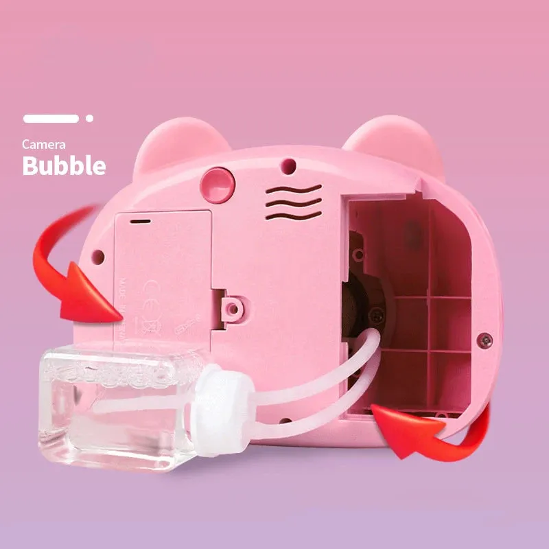 Adorable Piggy Bubble Machine
