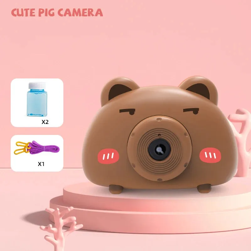 Adorable Piggy Bubble Machine