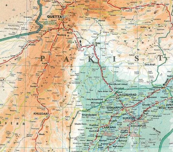 Afghanistan, Kabul & 5 Cities by GiziMap