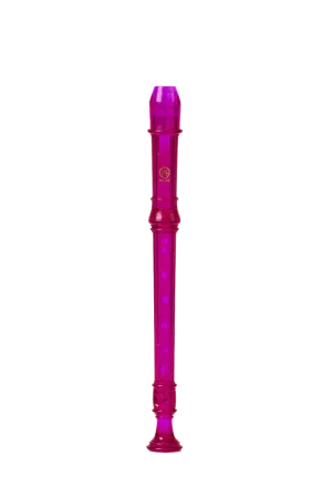 Angel ASRG-300T-PL Soprano 2pc German Recorder (Plum)