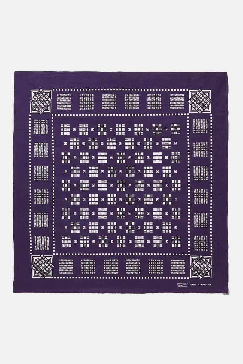 Anonymous Ism Mikuzushi Selvedge Bandana (Purple)