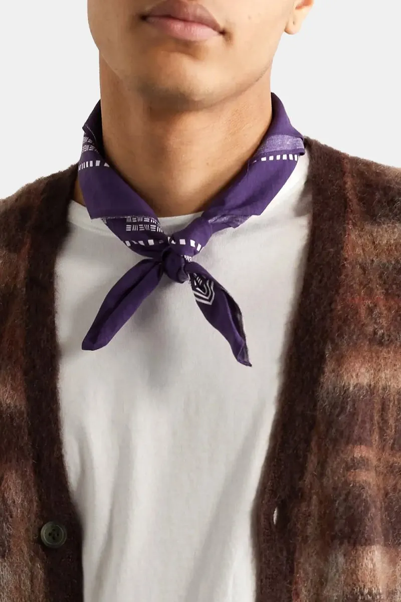 Anonymous Ism Mikuzushi Selvedge Bandana (Purple)