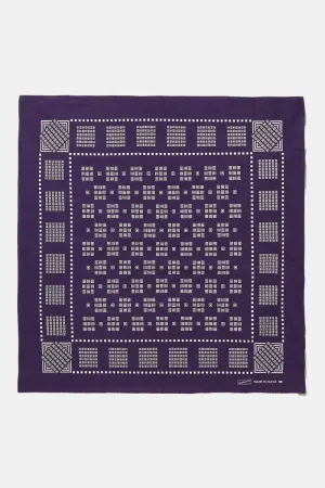 Anonymous Ism Mikuzushi Selvedge Bandana (Purple)