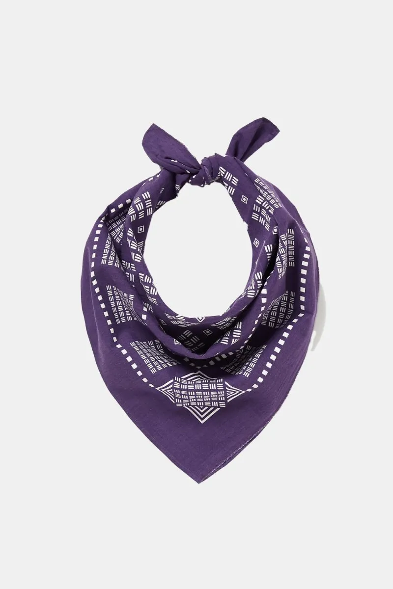 Anonymous Ism Mikuzushi Selvedge Bandana (Purple)