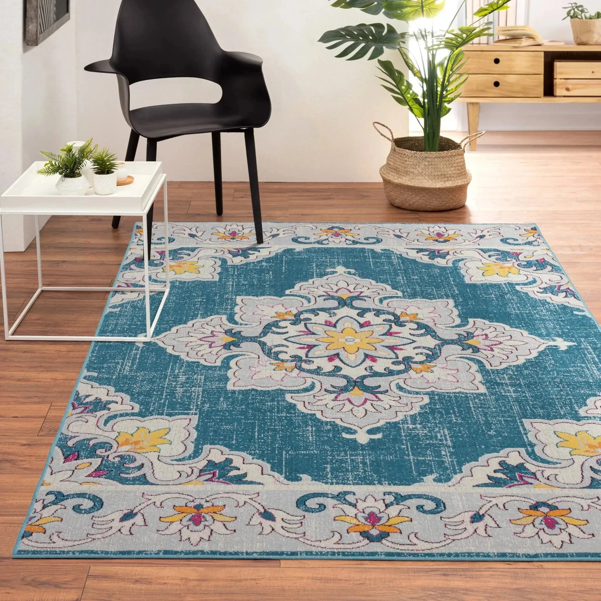 Antiquity 81461BLY Blue/Yellow Rug