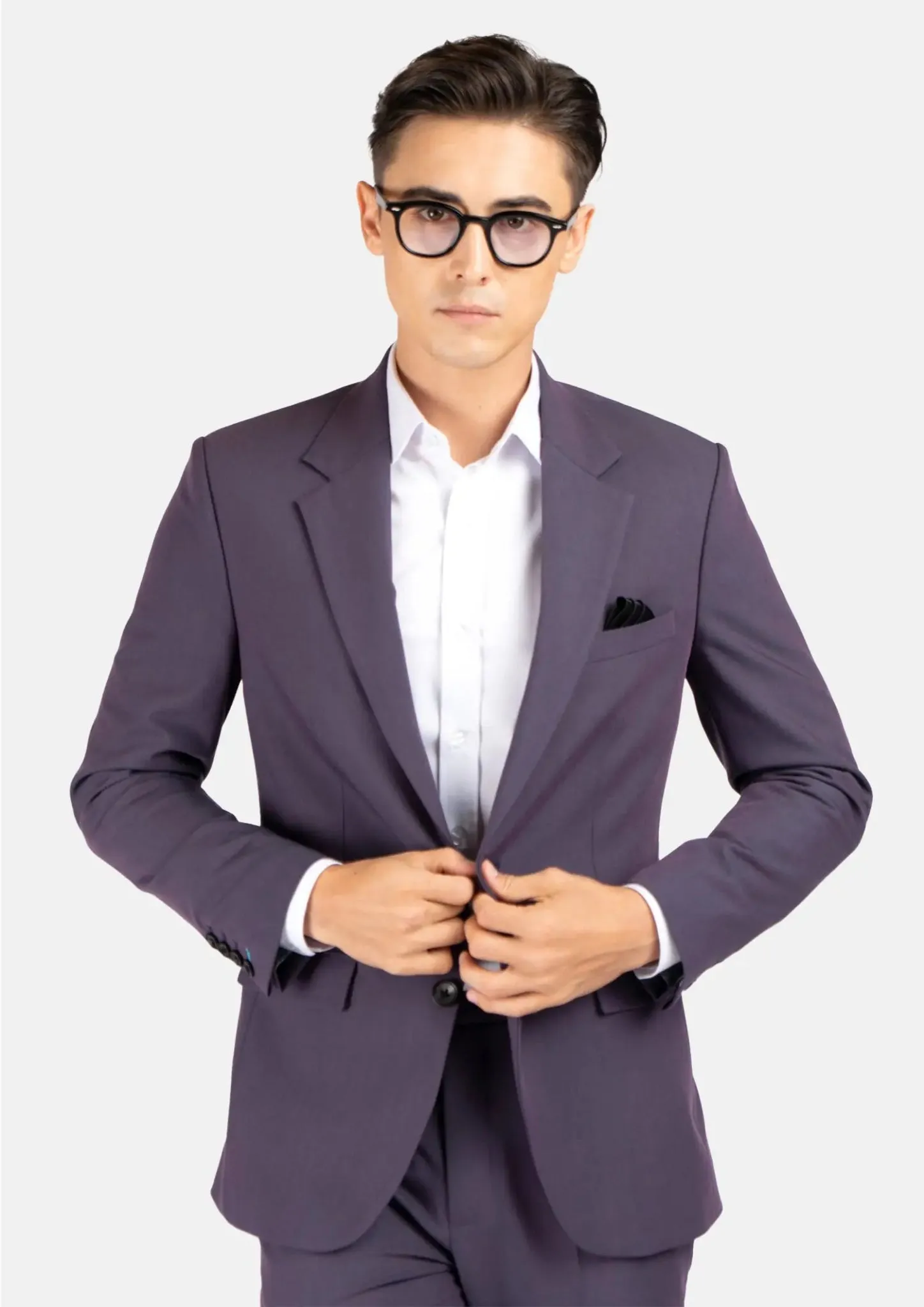 Astor Eminence Purple Stretch Suit