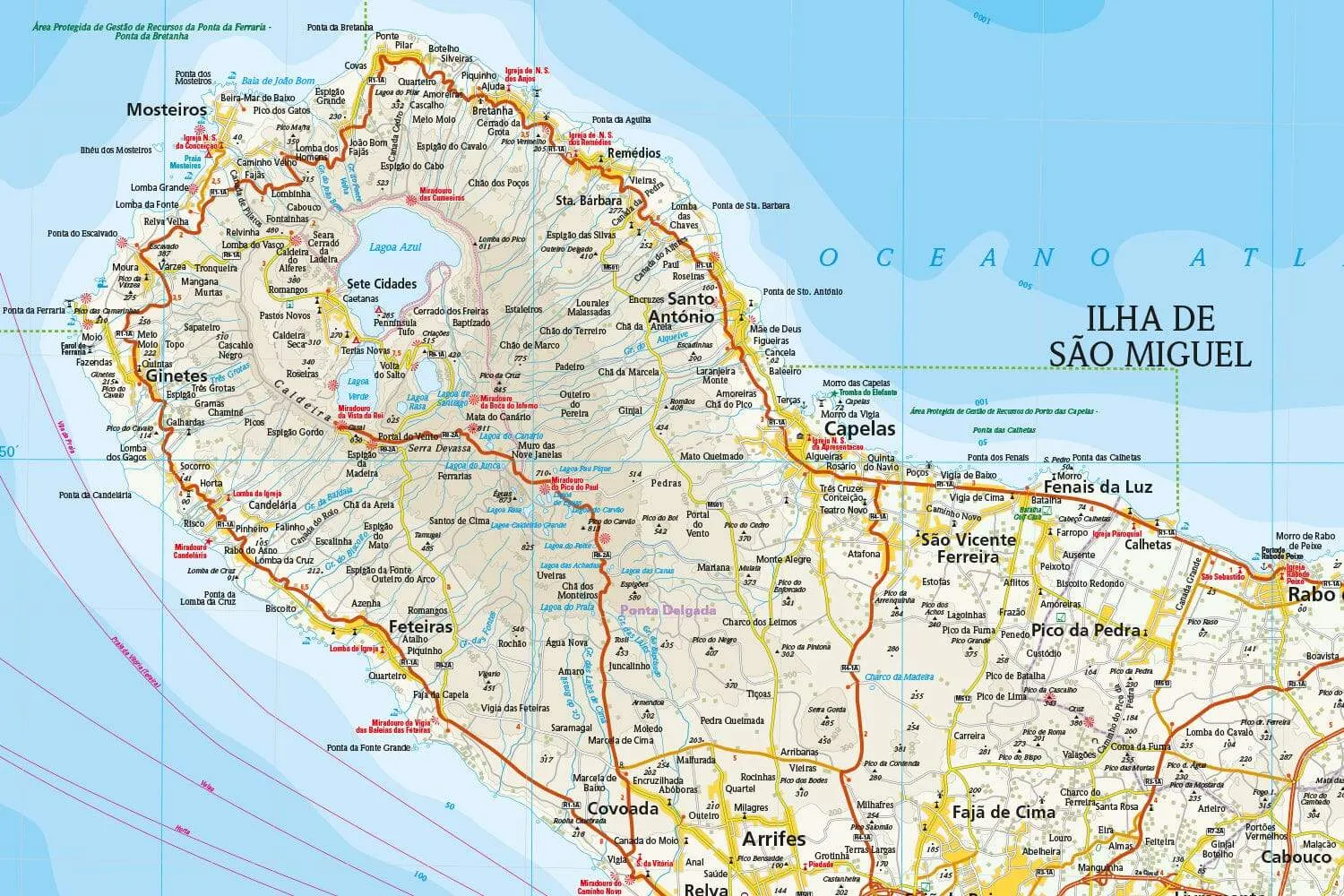 Azores Road Map by Reise Know-How (2023)