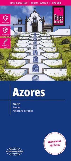 Azores Road Map by Reise Know-How (2023)