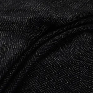 Black - Acrylic Fine Wool Fabric 32