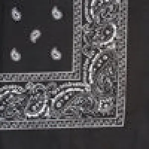 Black Cavalry Scarf / Bandana / Handkerchief