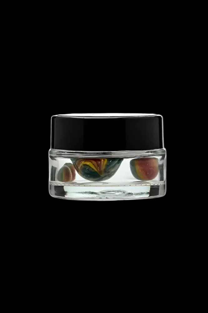 Calibear Rainbow Dichro Cactus Terp Slurper Marble Set V2 - 4pc Set
