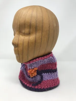 Child's Acrylic Lavendar, Rose and Purple Neck Gaitor