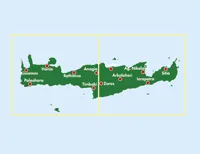 Crete Road Map by Freytag & Berndt (2010)