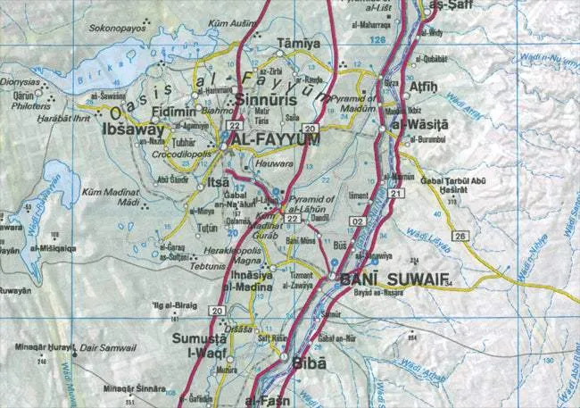 Egypt Folded Travel Map (1st Edition) by IGN (2006)