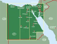 Egypt Road Map by Freytag & Berndt (2009)