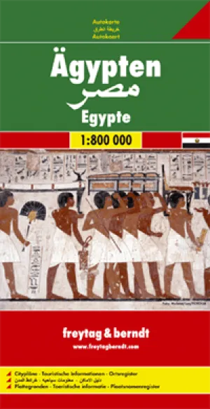 Egypt Road Map by Freytag & Berndt (2009)