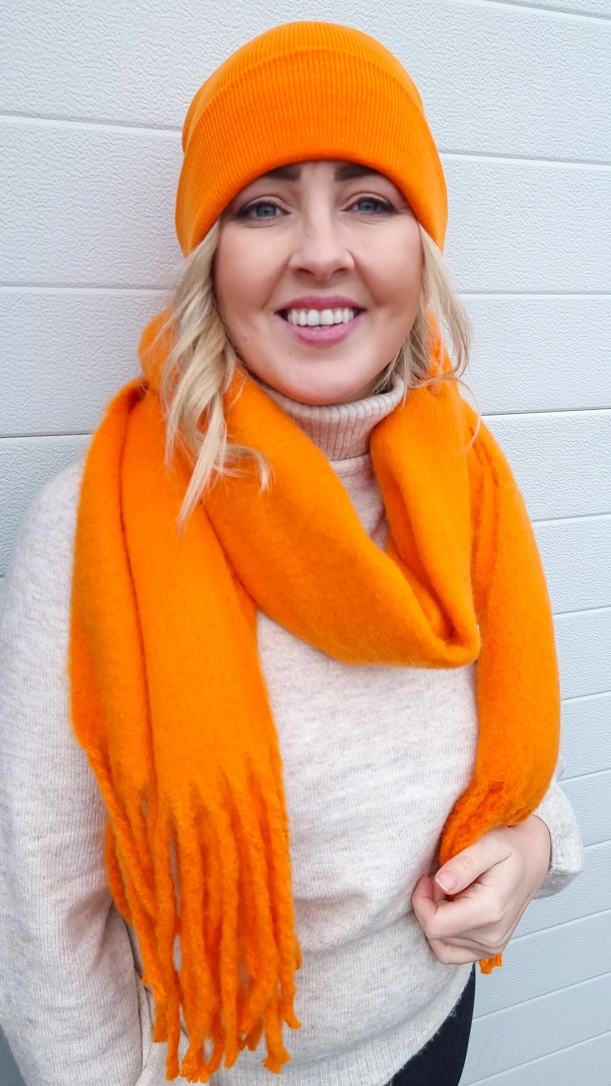 Elora- Orange Scarf