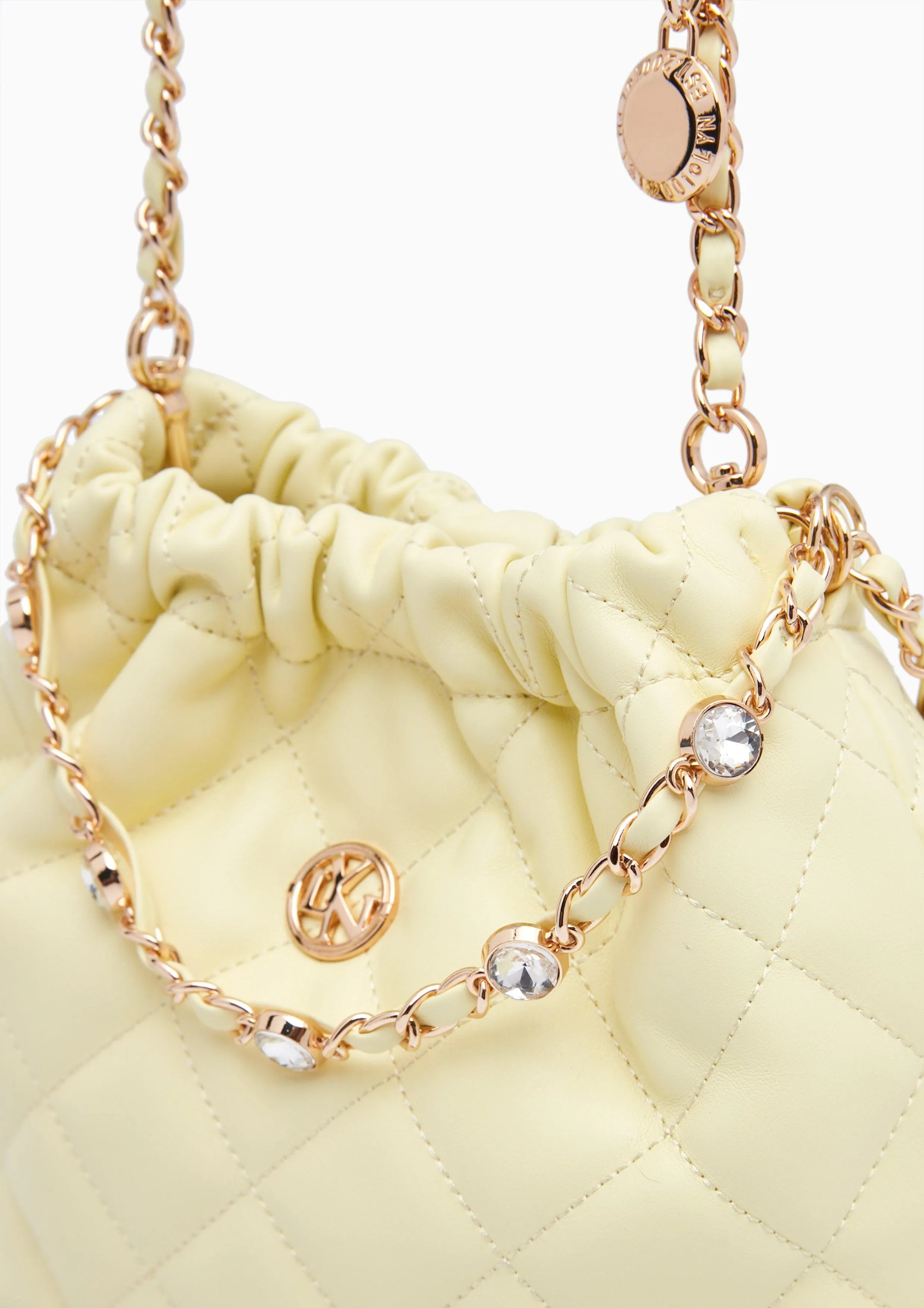Fontia Mini Shoulder Bag - Light Yellow