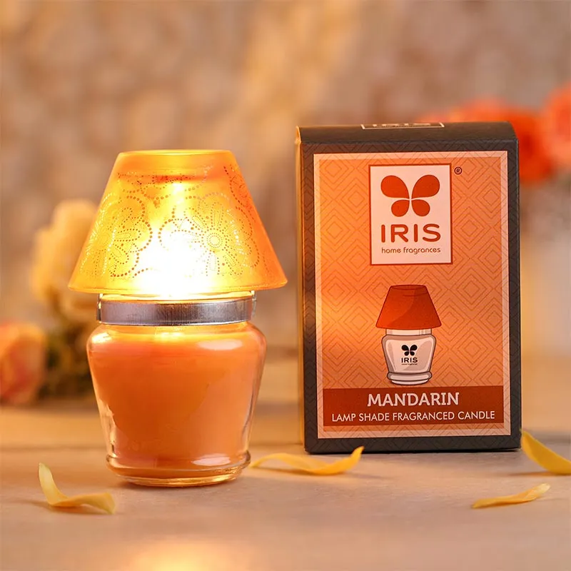 Fragrances Lamp Shade Candle |  100Gm |  Burn Time 24Hrs  | Single | 4 x 5 inches