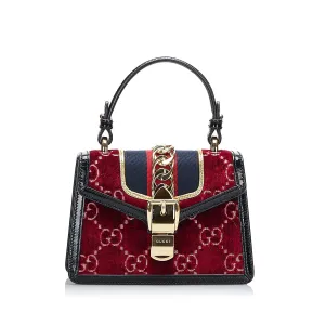 Gucci Sylvie Mini Red Velvet