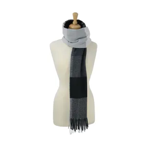 Hy Cumbria Scarf Black White & Grey