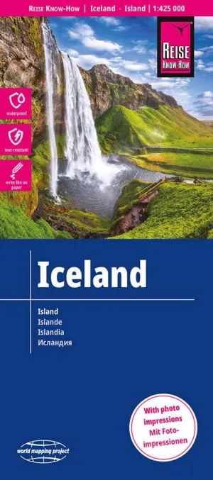 Iceland Road Map by Reise Know-How (2023)