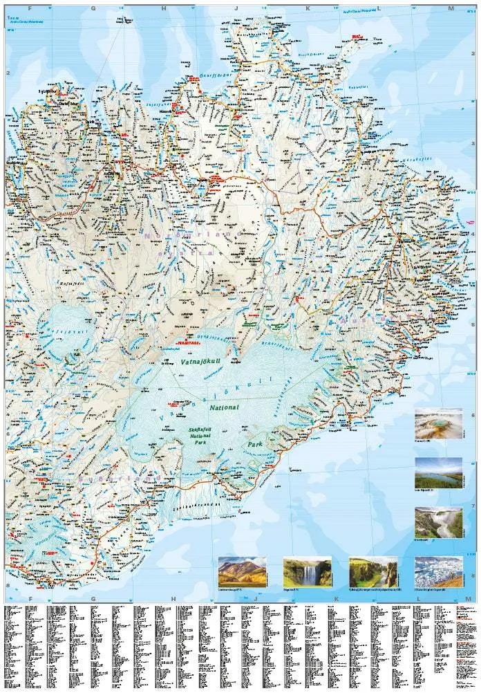 Iceland Road Map by Reise Know-How (2023)