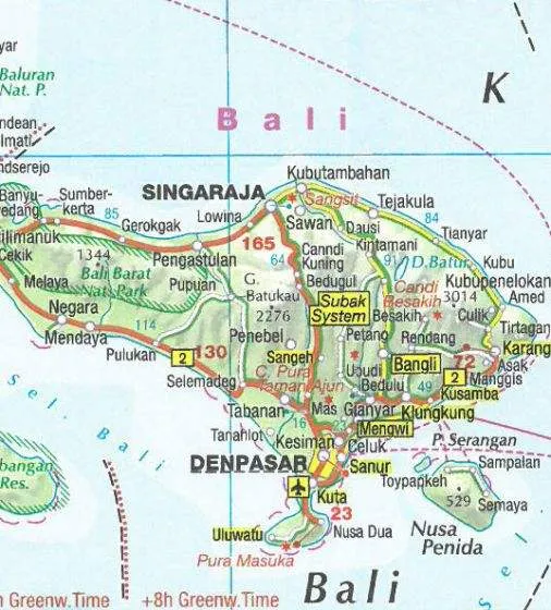 Indonesia & Malaysia Folded Travel Map by IGN (2013)