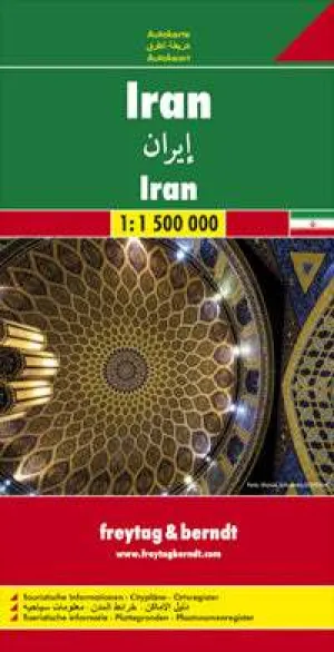 Iran Road Map by Freytag & Berndt (2010)