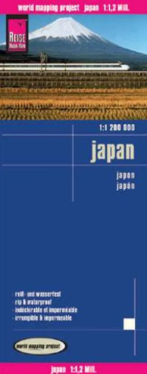 Japan Folded Travel Map (6th Edition) by Reise Know-How (2015)