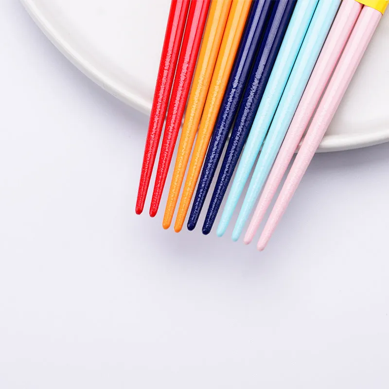 Japanese Handcrafted Cartoon Wooden Children's Chopsticks