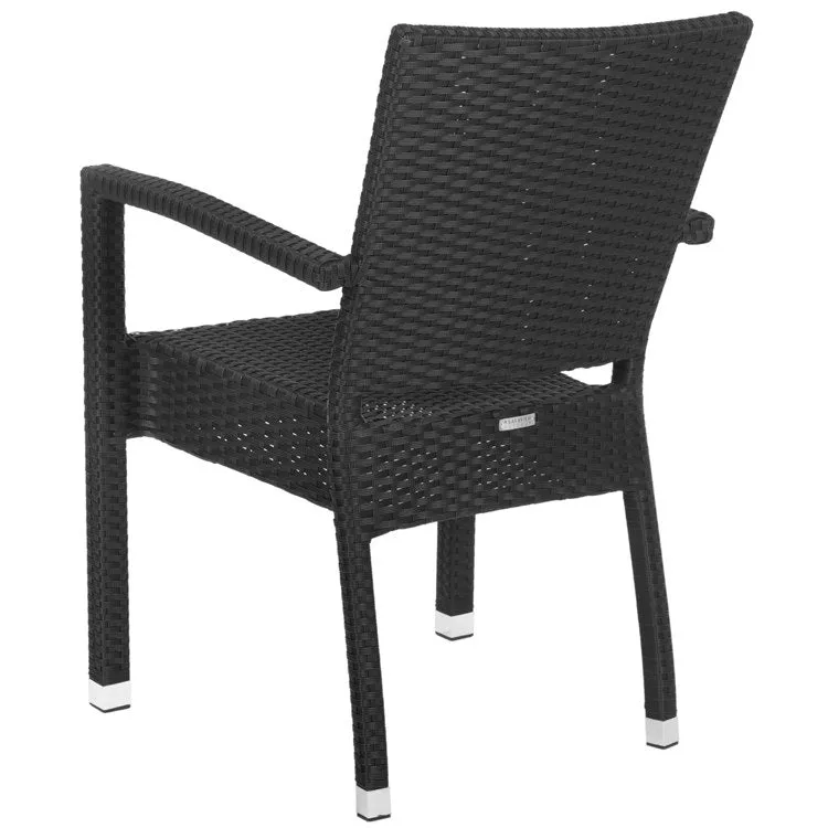 Kelda Stacking Armchairs Set of 2 - Black