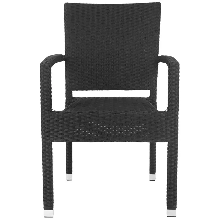 Kelda Stacking Armchairs Set of 2 - Black