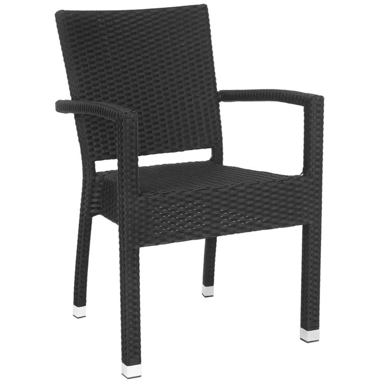 Kelda Stacking Armchairs Set of 2 - Black