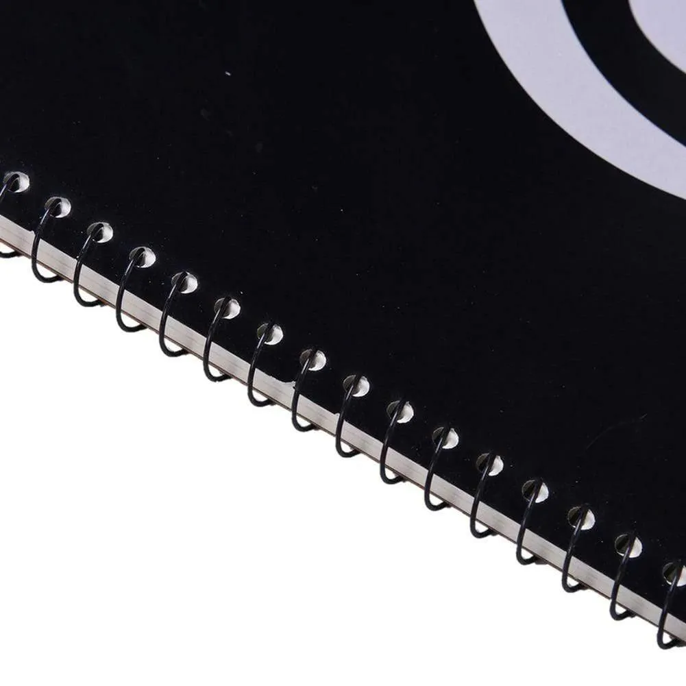 Large 50-Sheet Music Themed Spiral Bound Notebook