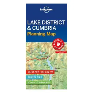 Lonely Planet Lake District & Cumbria Planning Map