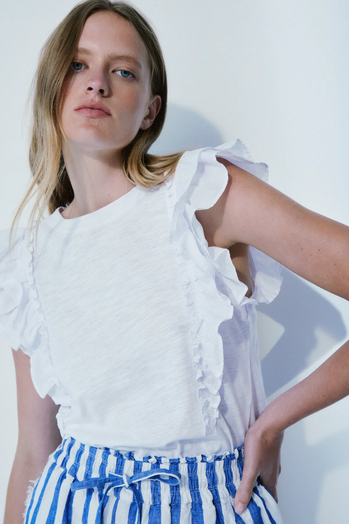 Marbella Frill Tank Top