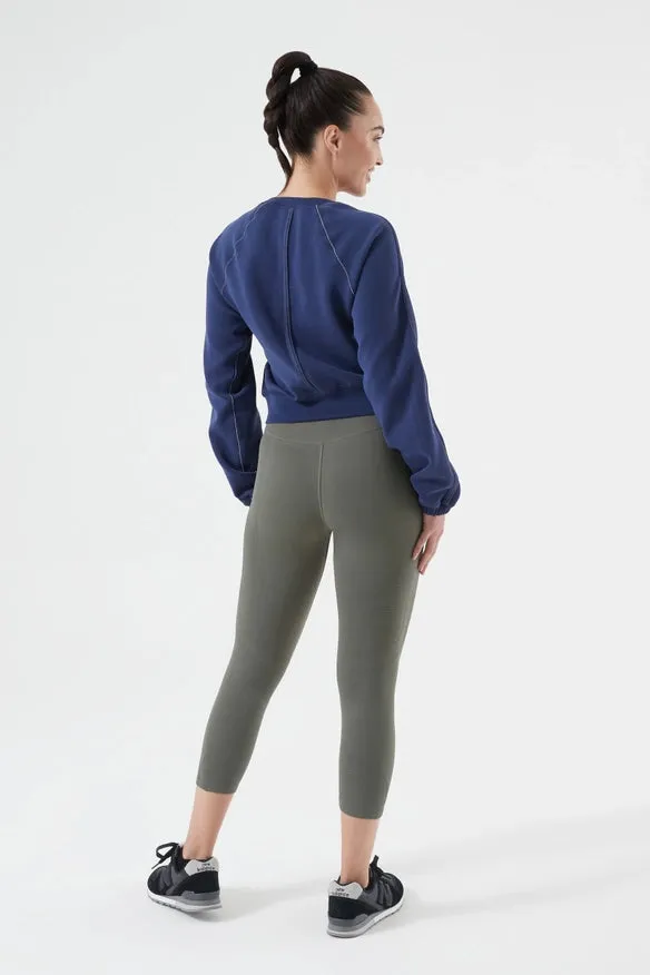 Marcie Sleek Long Sleeve Midnight Blue