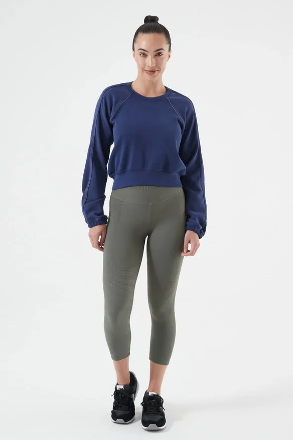Marcie Sleek Long Sleeve Midnight Blue