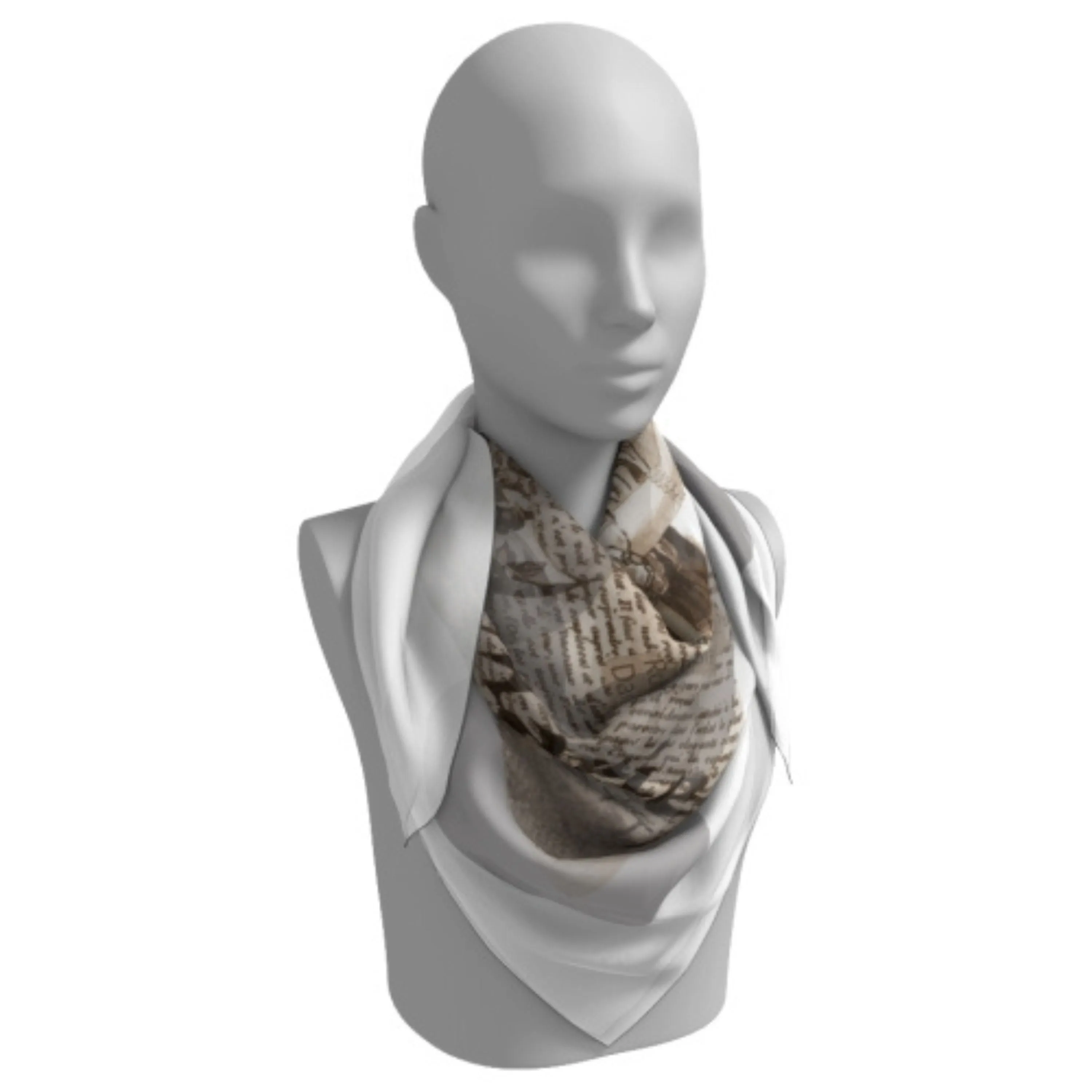 Marie Antoinette Silk Square Scarf