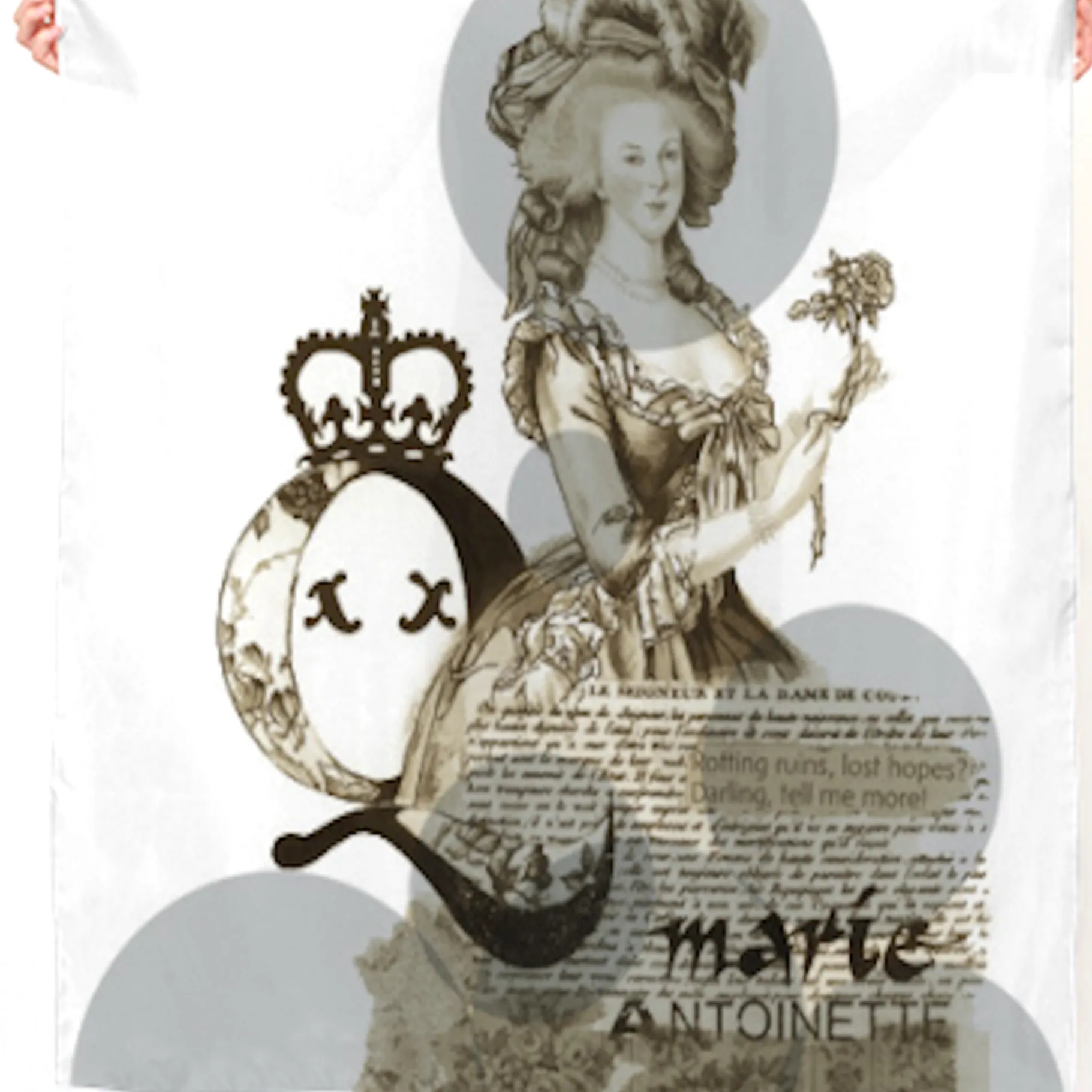 Marie Antoinette Silk Square Scarf