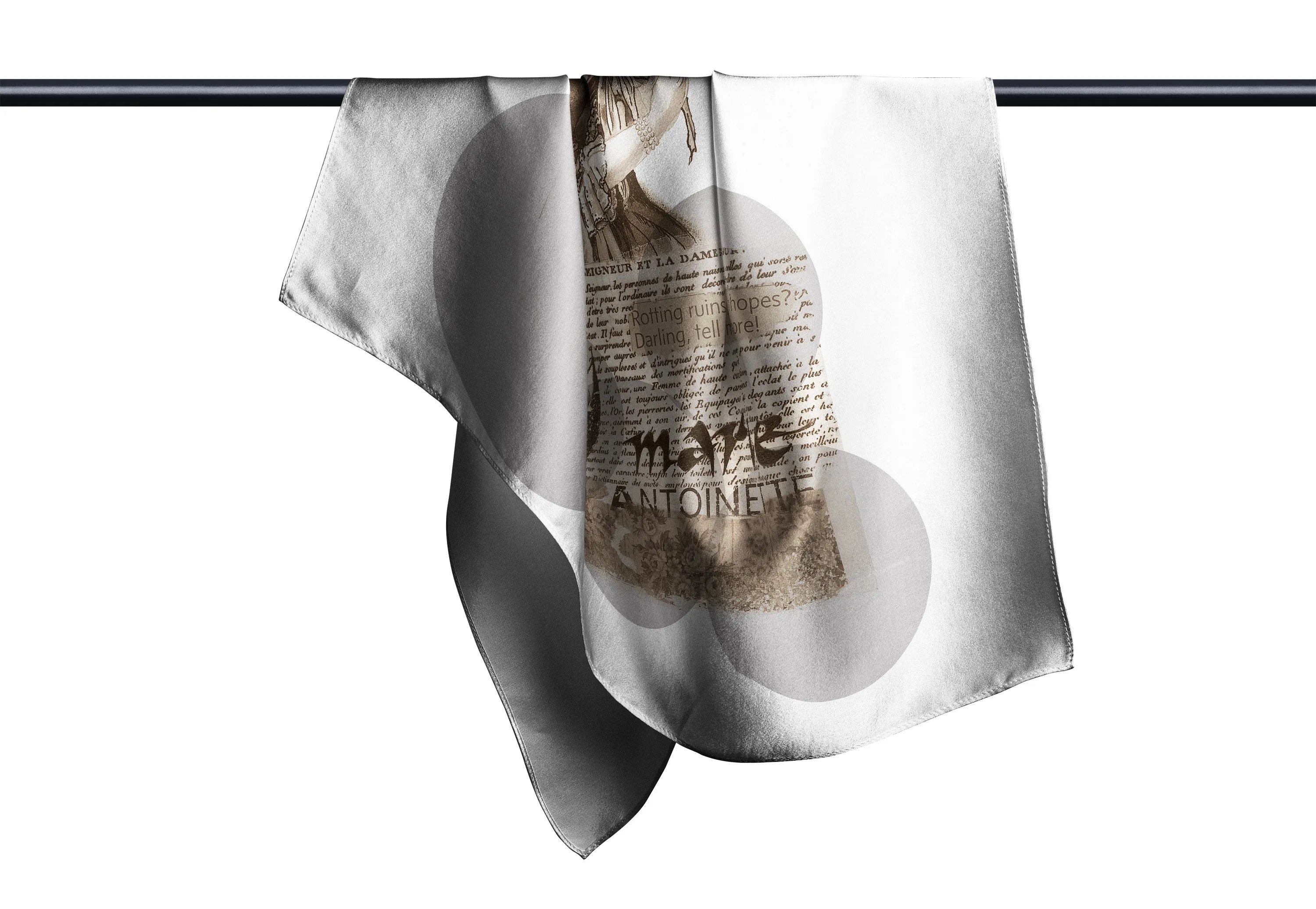 Marie Antoinette Silk Square Scarf