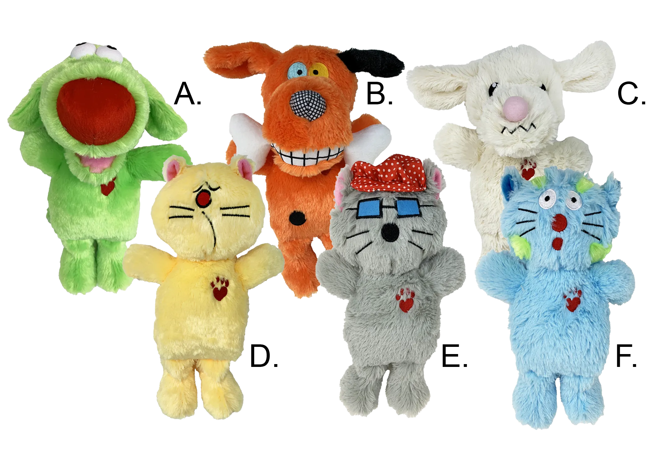 Multipet® Bowzer and Meowzer Maximum Cat Large Plush Dog Toy