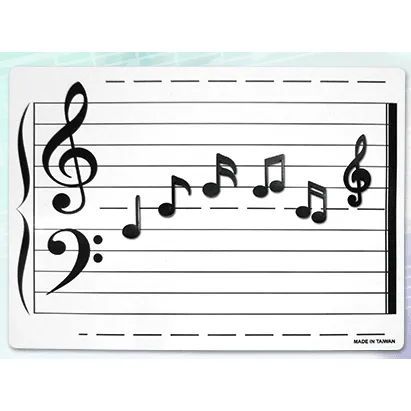 Music Notes Fridge or Whiteboard Magnets (Set of 6)